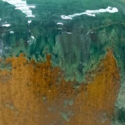 Mystic Planter - Metallic Ocean 10 Mystic Planter - Metallic Ocean -Garden Potted Plant Shop Mystic Planter Metallic Ocean Swatch 2