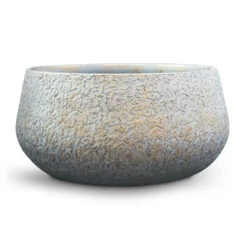 Noor Plant Bowl - Metallic Grey