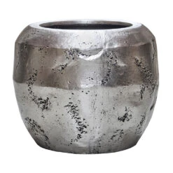 Opus Raw Couple Planter - Silver -Garden Potted Plant Shop Opus Raw Couple Planter Silver 50x40cm