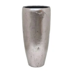 Opus Raw Partner Planter - Silver -Garden Potted Plant Shop Opus Raw Partner Planter Silver 40x85cm