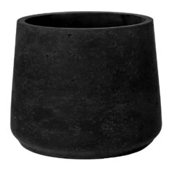 Patt Plant Pot - Black Washed -Garden Potted Plant Shop Patt Plant Pot Black Washed M