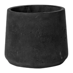 Patt Plant Pot - Black Washed -Garden Potted Plant Shop Patt Plant Pot Black Washed S