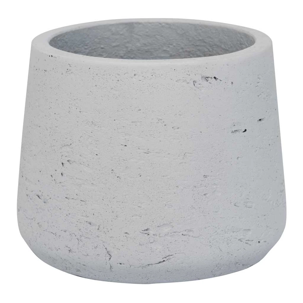 Patt Plant Pot - White Washed 1 Patt Plant Pot - White Washed