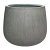 Pax Planter - Ridged Dark Grey