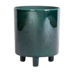 Pisa Plant Pot - Emerald -Garden Potted Plant Shop Pisa Plant Pot Emerald 20x24cm