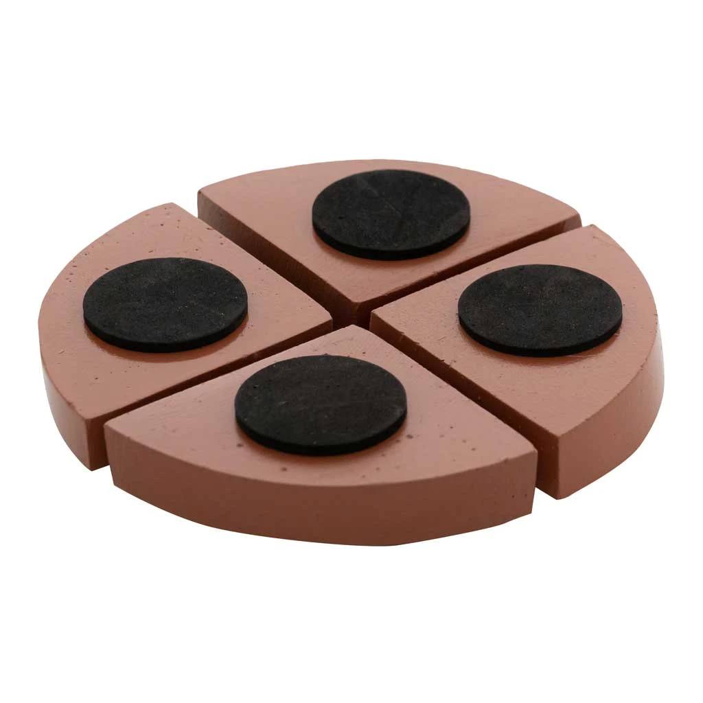 Plant Pot Feet - Set Of 4 - Canyon Orange 1 Plant Pot Feet - Set Of 4 - Canyon Orange