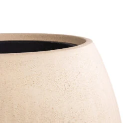 Polystone Coated Plain Balloon Planter - Natural -Garden Potted Plant Shop Polystone Coated Plain Balloon Planter Natural 52x68cm 2