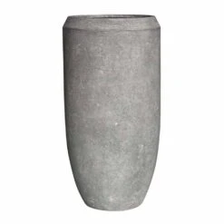 Polystone Coated Plain Coppa Planter - Raw Grey -Garden Potted Plant Shop Polystone Coated Plain Coppa Planter Raw Grey 51x100cm