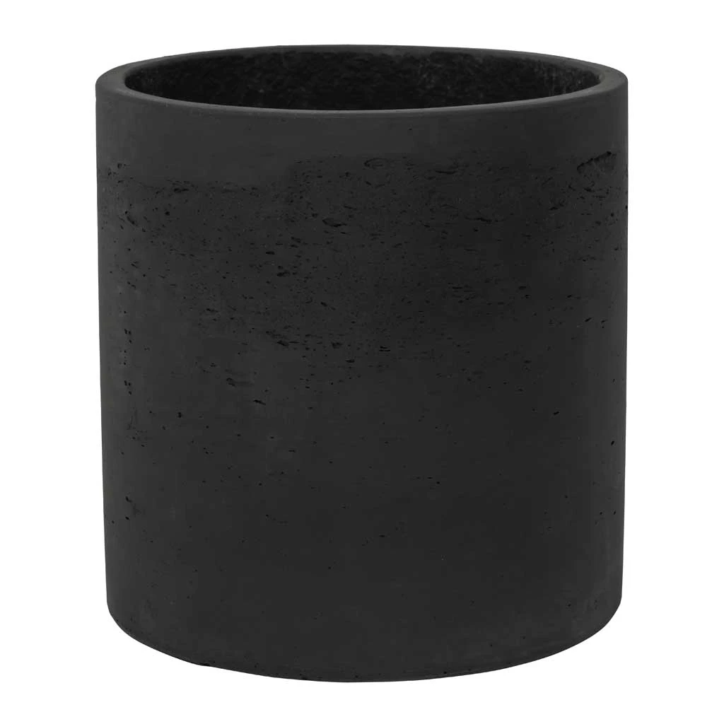 Puk Plant Pot - Black Washed 1 Puk Plant Pot - Black Washed