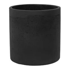 Puk Plant Pot - Black Washed 14 Puk Plant Pot - Black Washed -Garden Potted Plant Shop Puk Plant Pot Black Washed 25x25cm