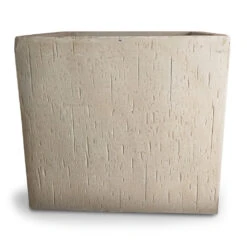 Raindrop Cube Planter - Stone -Garden Potted Plant Shop Raindrop Cube Planter Stone 40x40x36cm