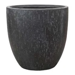 Raindrop Egg Planter - Anthracite -Garden Potted Plant Shop Raindrop Egg Planter Anthracite 44x43cm