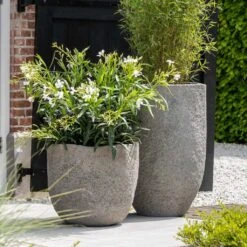 Russell Mountain Planter - Granite Grey -Garden Potted Plant Shop Russell Mountain Planter Granite Grey Lifestyle 2