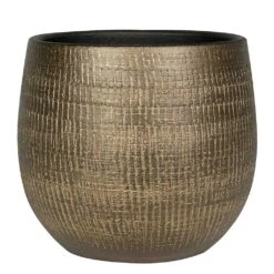 Ryan Plant Pot - Shiny Gold -Garden Potted Plant Shop Ryan Plant Pot Shiny Gold 26cm