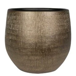 Ryan Plant Pot - Shiny Gold -Garden Potted Plant Shop Ryan Plant Pot Shiny Gold 36cm
