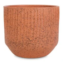 Solento Plant Pot - Terracotta Speckle -Garden Potted Plant Shop Solento Plant Pot Terracotta Speckle 16x14cm