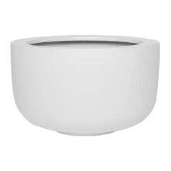 Sunny Essentials Bowl Planter - Matt White -Garden Potted Plant Shop Sunny Essentials Planter Matt White 45x27cm