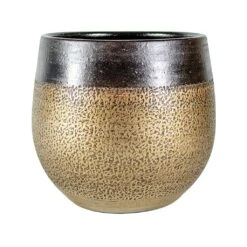 Mya Plant Pot - Deep Champagne -Garden Potted Plant Shop mya deep champagne plant pot 18cm